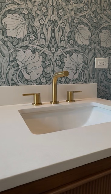 Double Sink Faucet Installation with Vanity in La Grange, IL